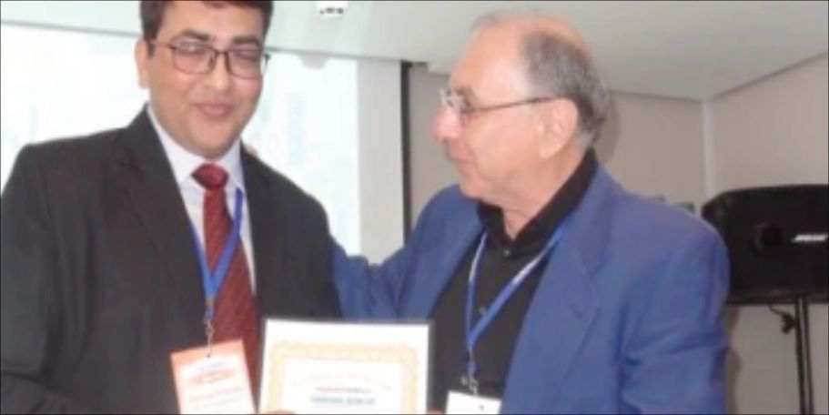 Receiving a certificate of honour