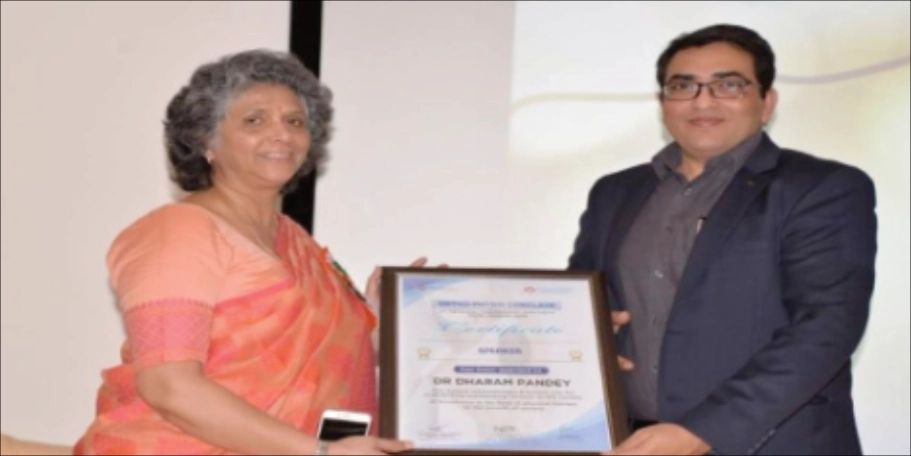 Receiving a certificate of honour