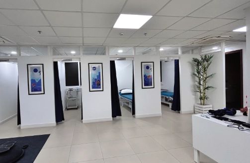 Treatment cubicles
